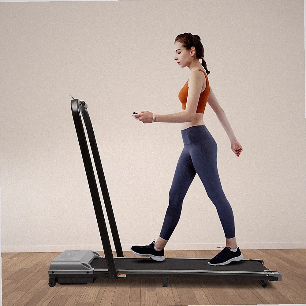 1-6km/h Klappbar Elektrisch Laufband Faltbare Laufband Mit Fernbedienung 0-90°