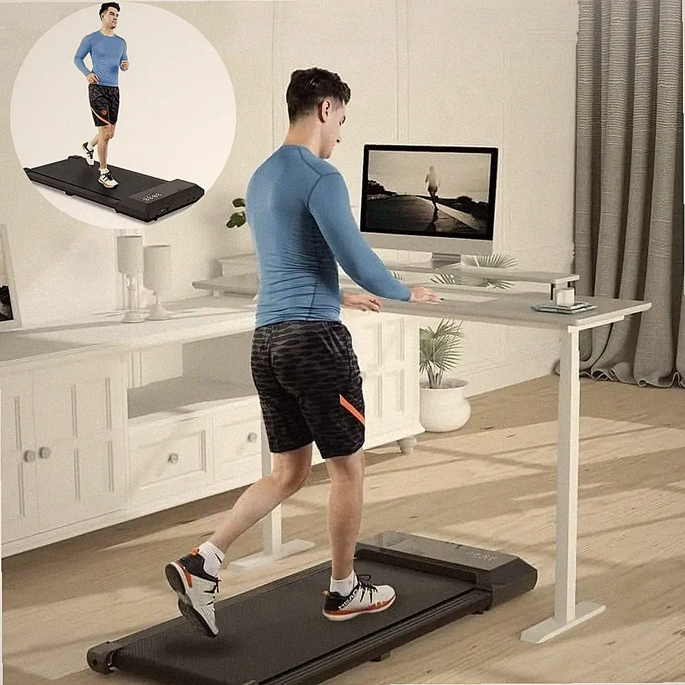 2 in 1 Laufband Walking Pad Laufmaschine, faltbares Laufband für Home Office
