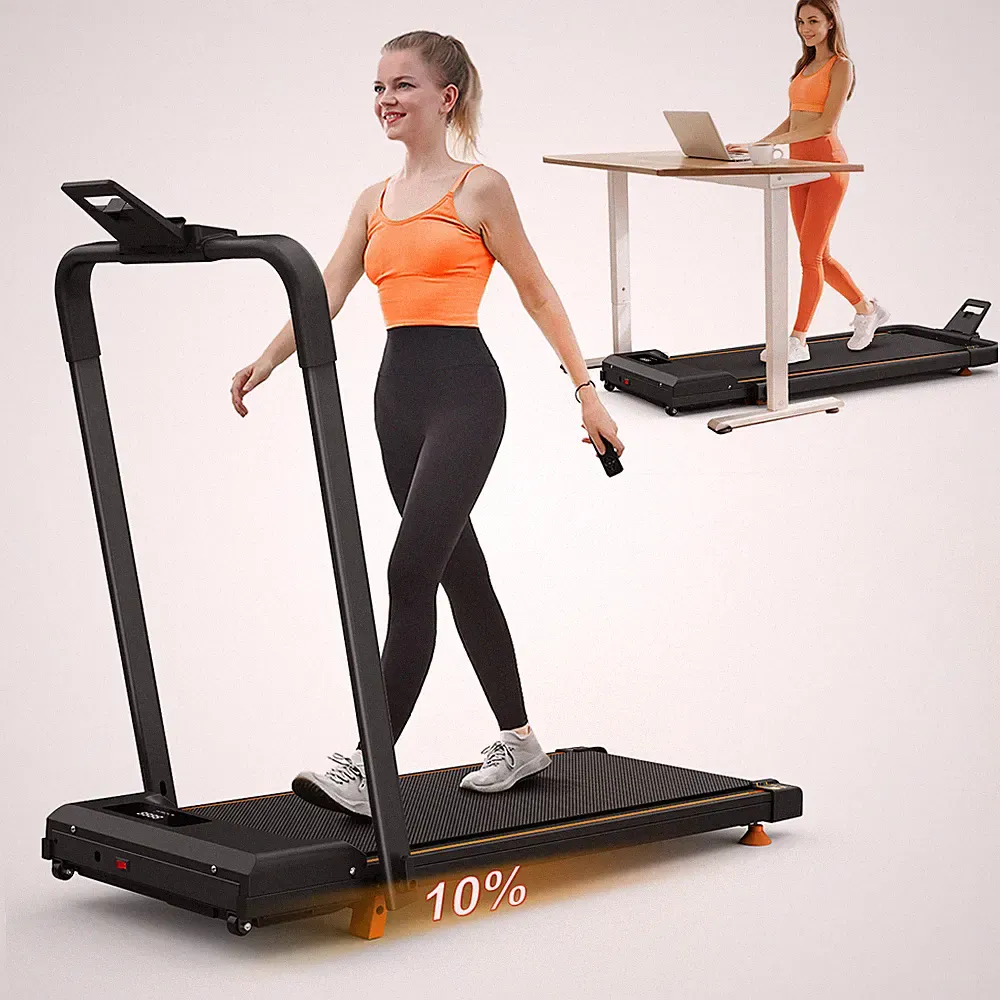 3-in-1 Laufband klappbar 1-12 km/h 10% Steigung App Walking Pad bis 120 kg
