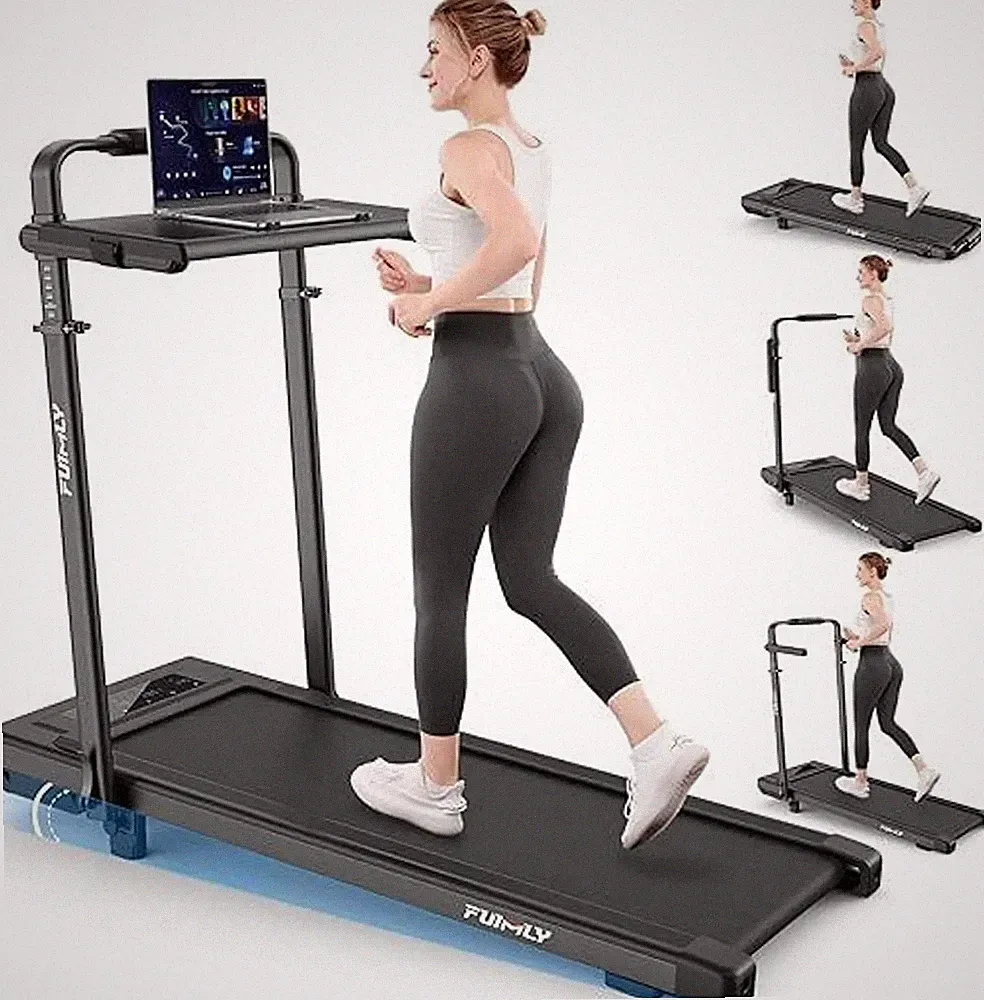 4 in 1 Elektrisch Laufband Heimtrainer LCD Jogging Fitnessgerät Klappbar 136 kg