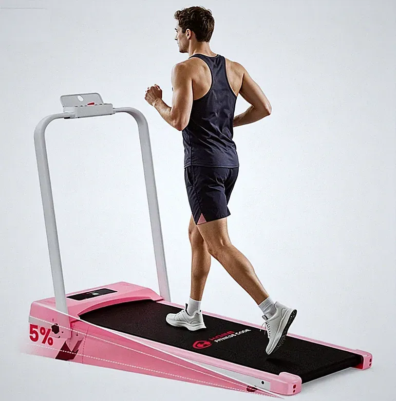 4-in-1-Elektrolaufband 5% Steigung Laufband für Zuhause klappbar 10 km/h