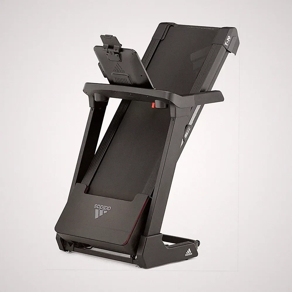 Adidas T-19 elektrisches klappbares Laufband, Schwarz, Laufen & Joggen