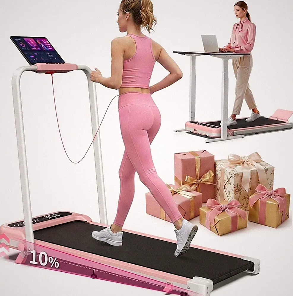 Cardirun Laufband Klappbar 6-in-1 mit 10 Steigung, 3.0PS Motor, LED Anzeige