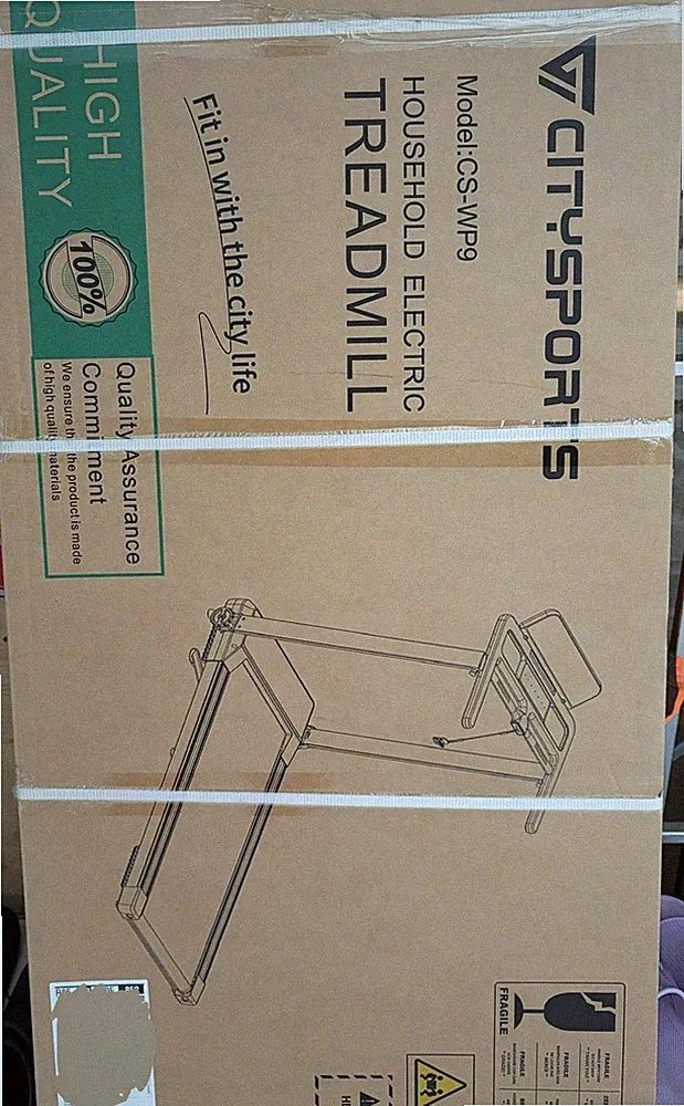 CITYSPORTS CS-WP9 Laufband Klappbar, 12km/H, 110kg Belastbarkeit