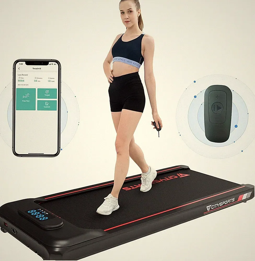 CITYSPORTS Elektrisches Laufband Faltbar Untertisch Laufen & Gehen Heimfitness