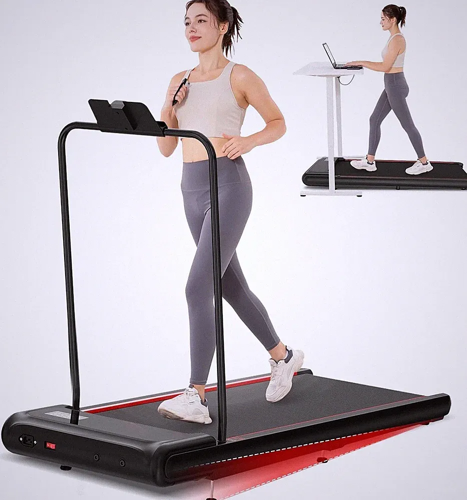 CITYSPORTS Walking Pad mit 3-stufiger Neigung klappbares Laufband, 1-6 km/h