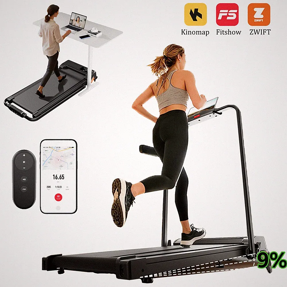 Elektrisch Laufband für Zuhause APP mit Steigung Klappbar Walking Pad DE