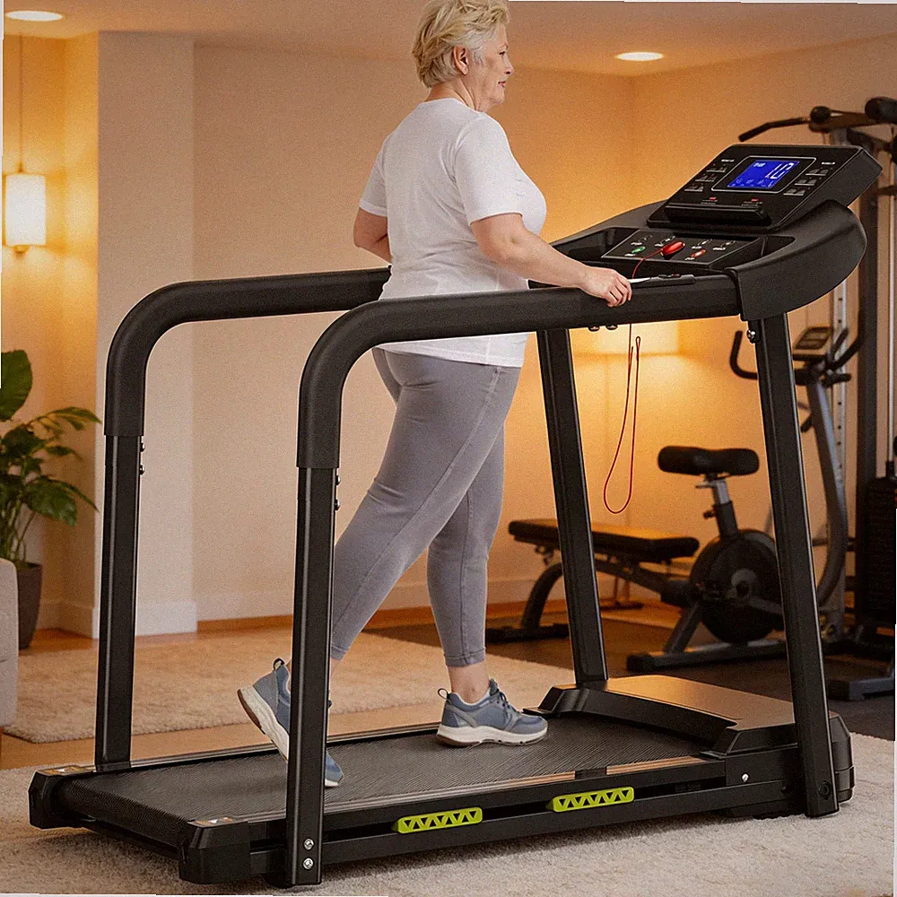 Elektrisches klappbares Laufband für Senioren Walking Pad Heimtrainer bis 120 kg