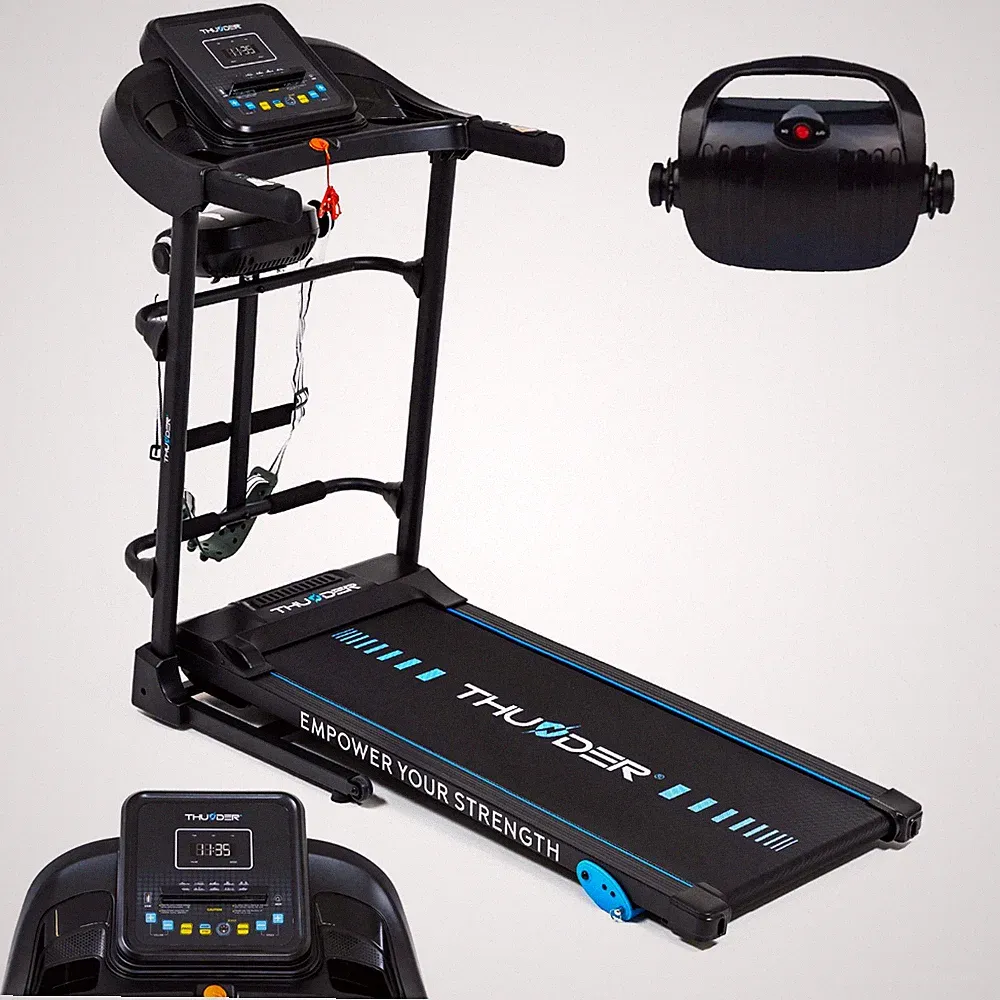 Elektrisches Laufband 13km/h LCD Puls Zuhause 140kg THUNDER® G-8000-D