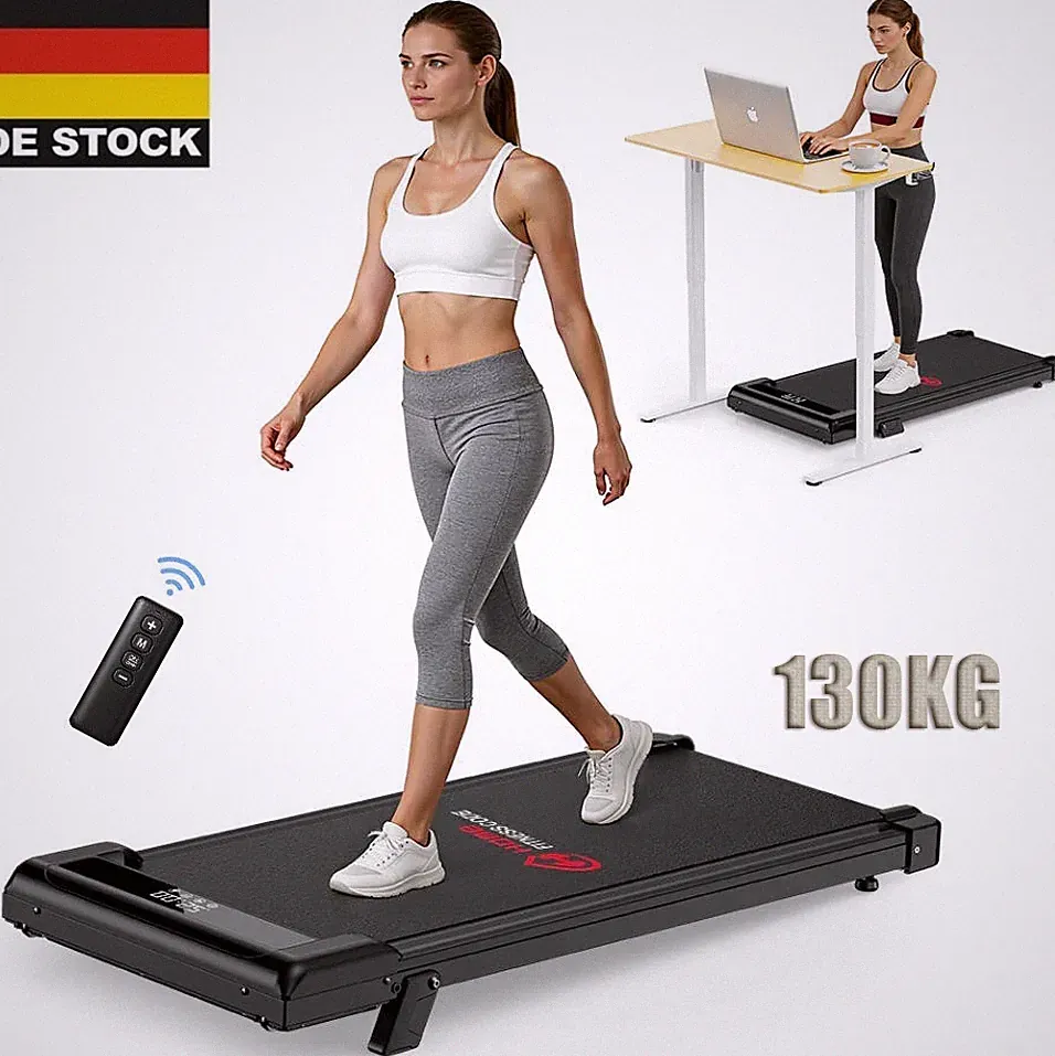 Elektrisches Laufband 8% Steigung 10km/H LCD Elektrisches Walkpad +Fernbedienung