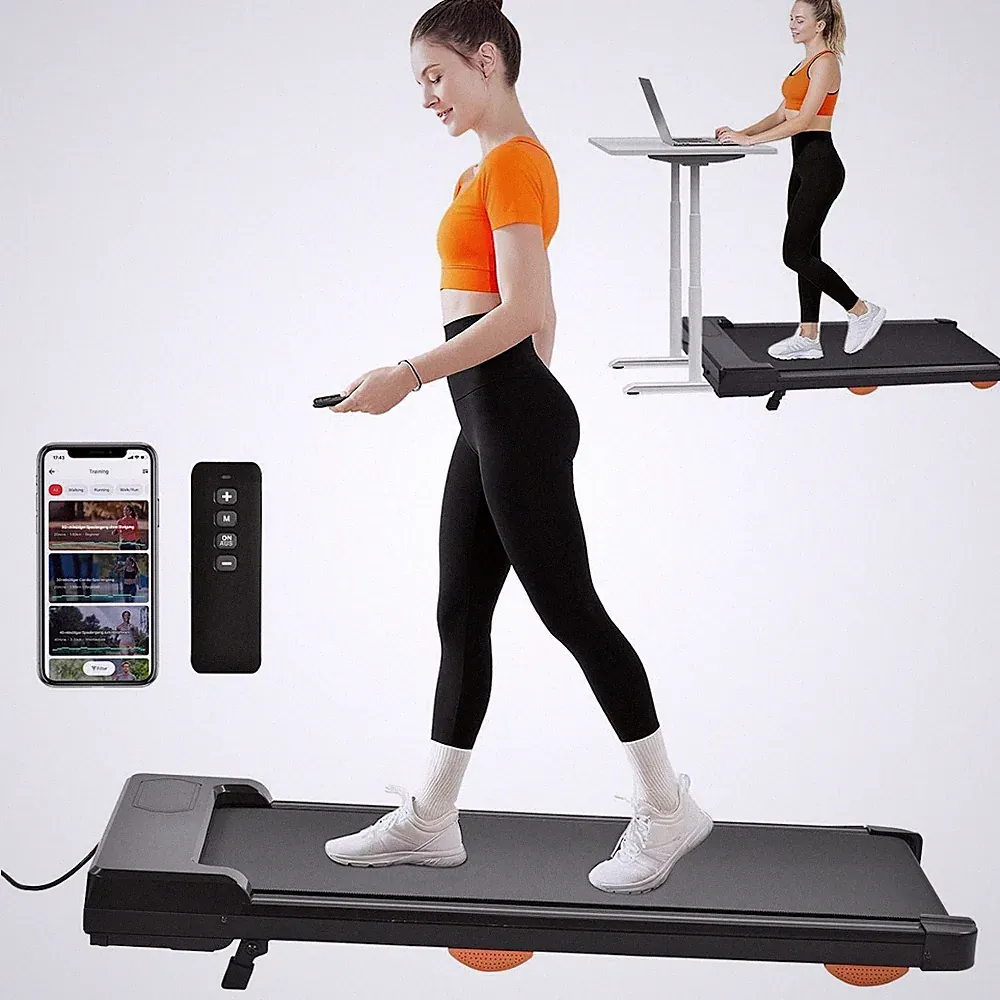 Elektrisches Laufband– Leises Walkpad Für Home Fitness & Büro, Klappbar, Kompakt