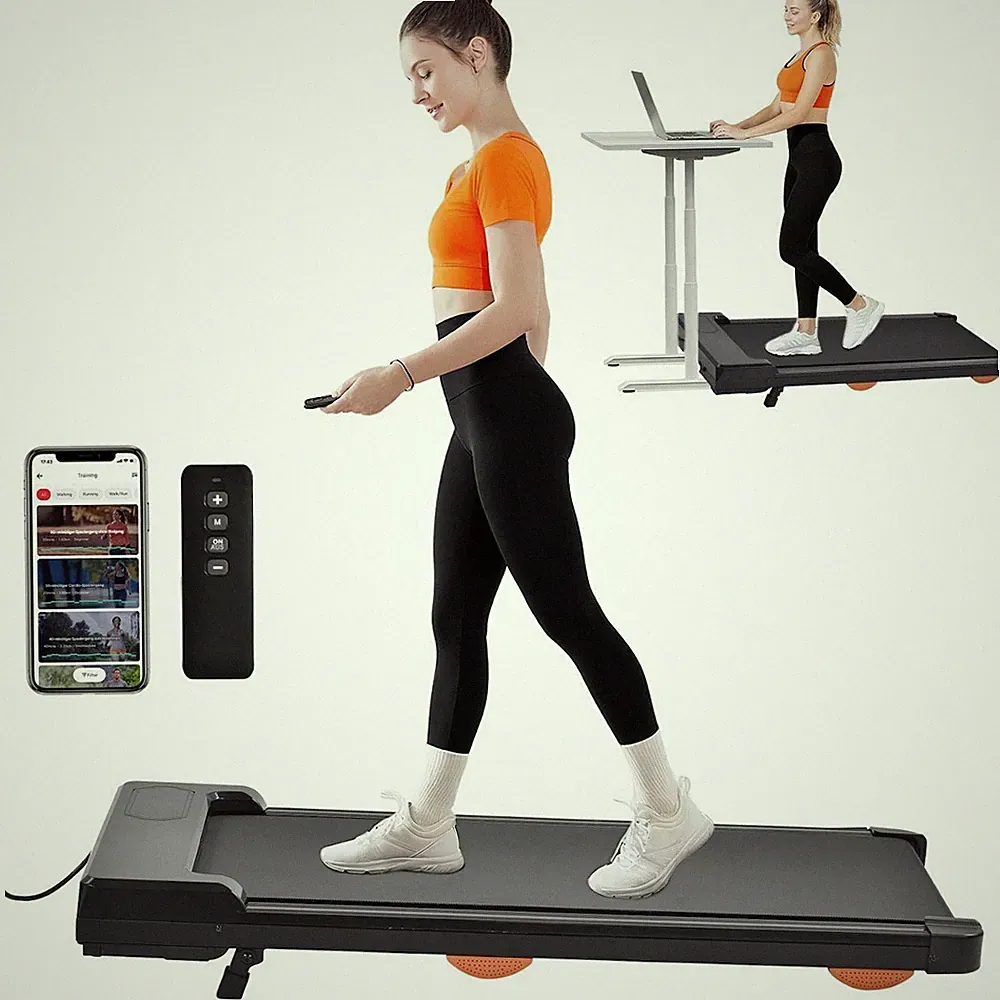 Elektrisches Laufband– Leises Walkpad Für Home Fitness & Büro, Klappbar, Kompakt