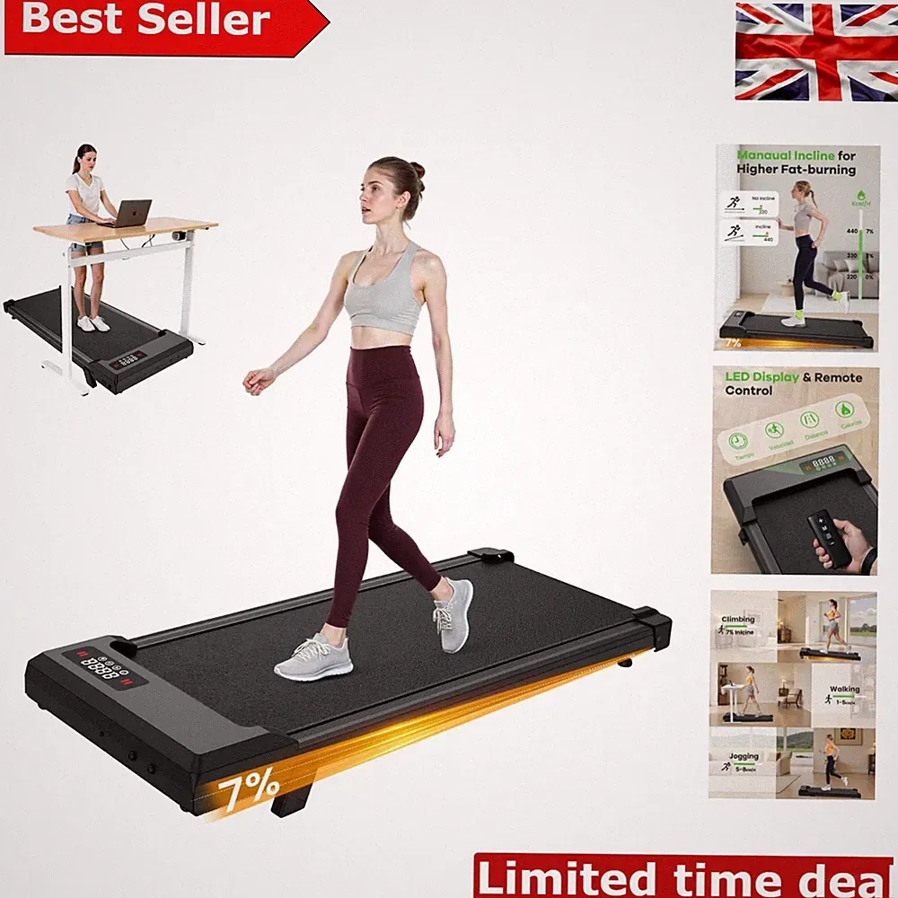Faltbares Laufband mit LED-Display und 140 kg Kapazität - Ideal für Heimtraining