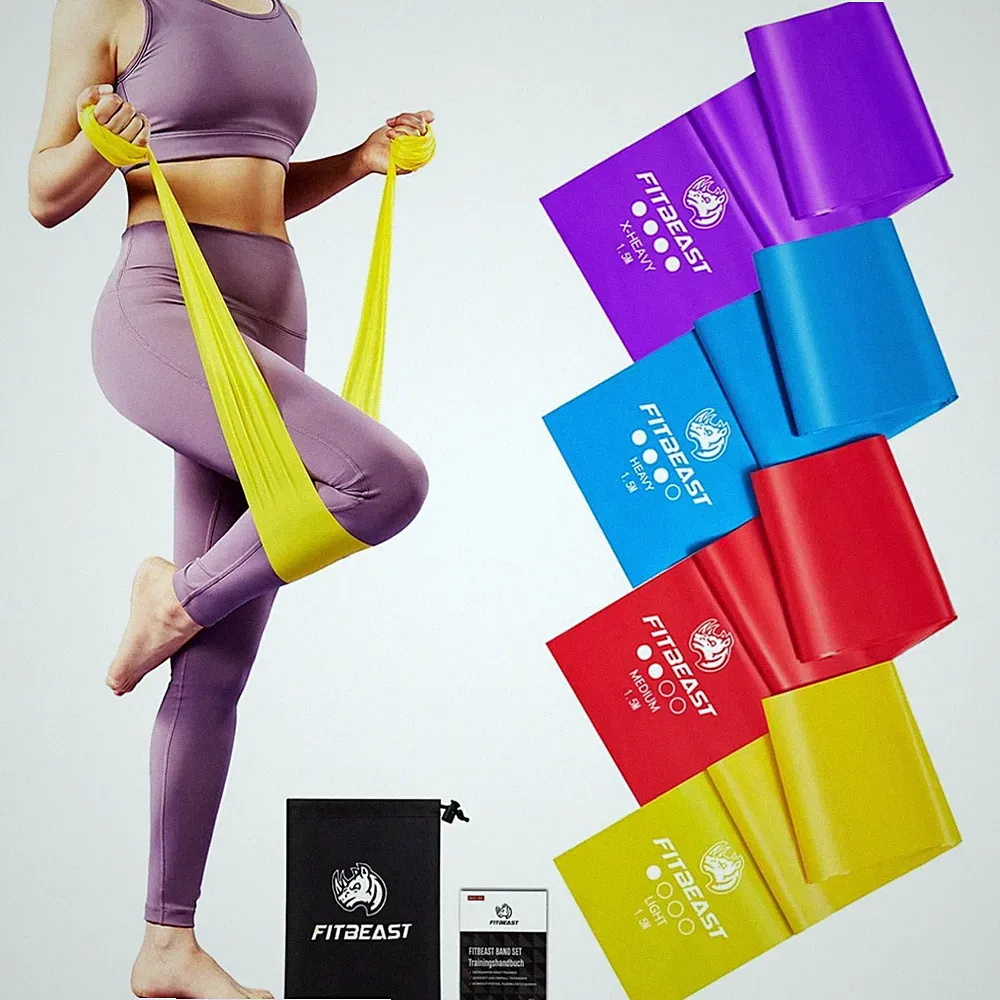 Fitnessbänder Set, Widerstandsstufen, Gymnastikband, Laufband, Yoga, Krafttra...