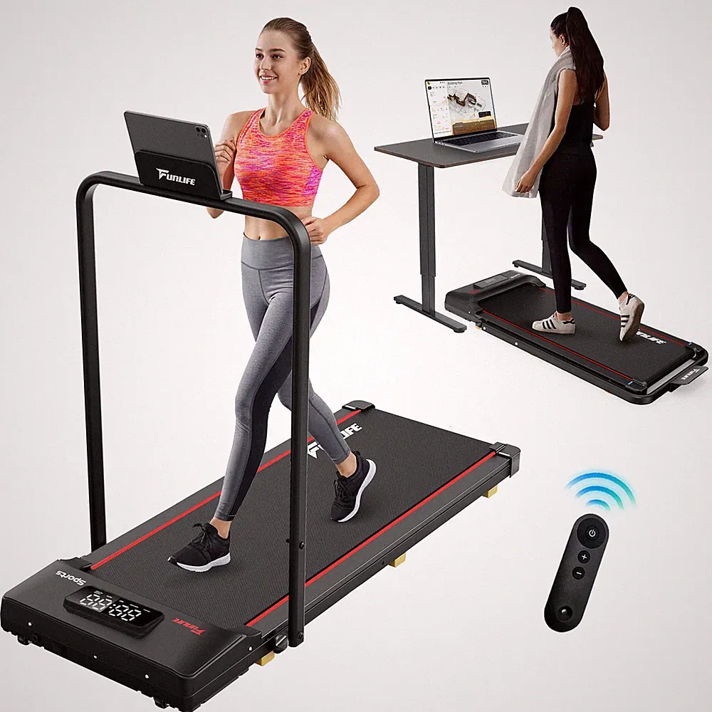 FunLife F1 Laufband für Zuhause klappbar, 3-in-1 Walking Pad leise & kompakt