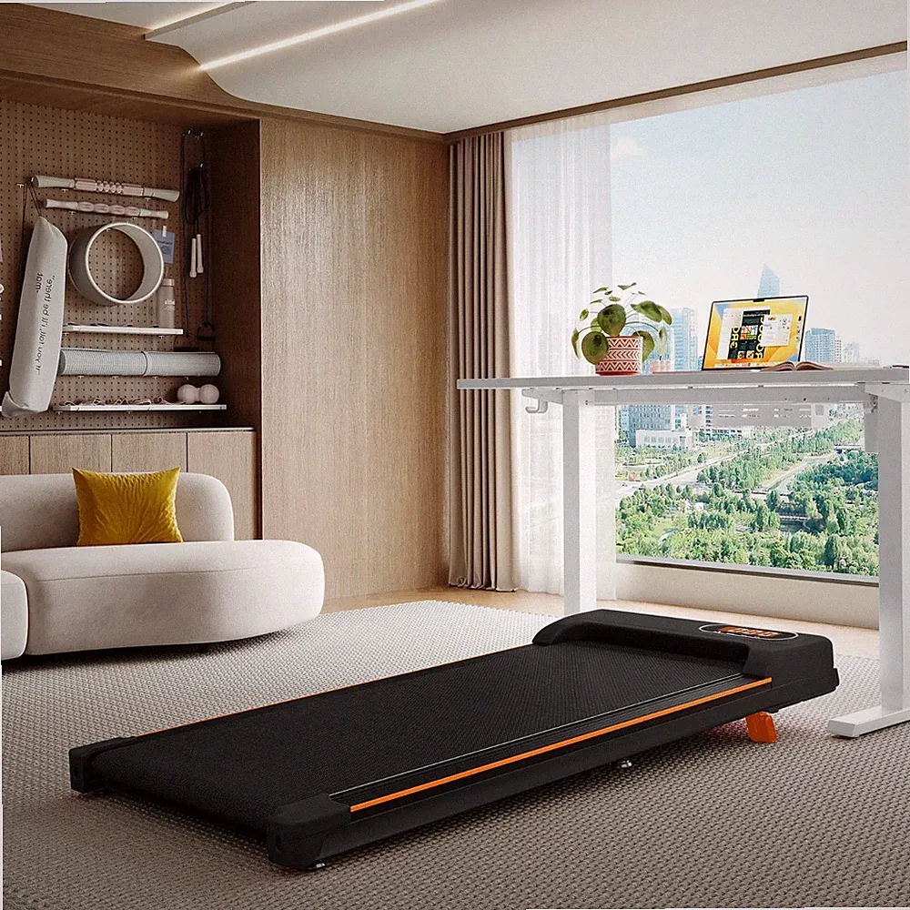 Gehunterlage unter Schreibtisch Laufband klappbar Home Office Fernbedienung LED-Display