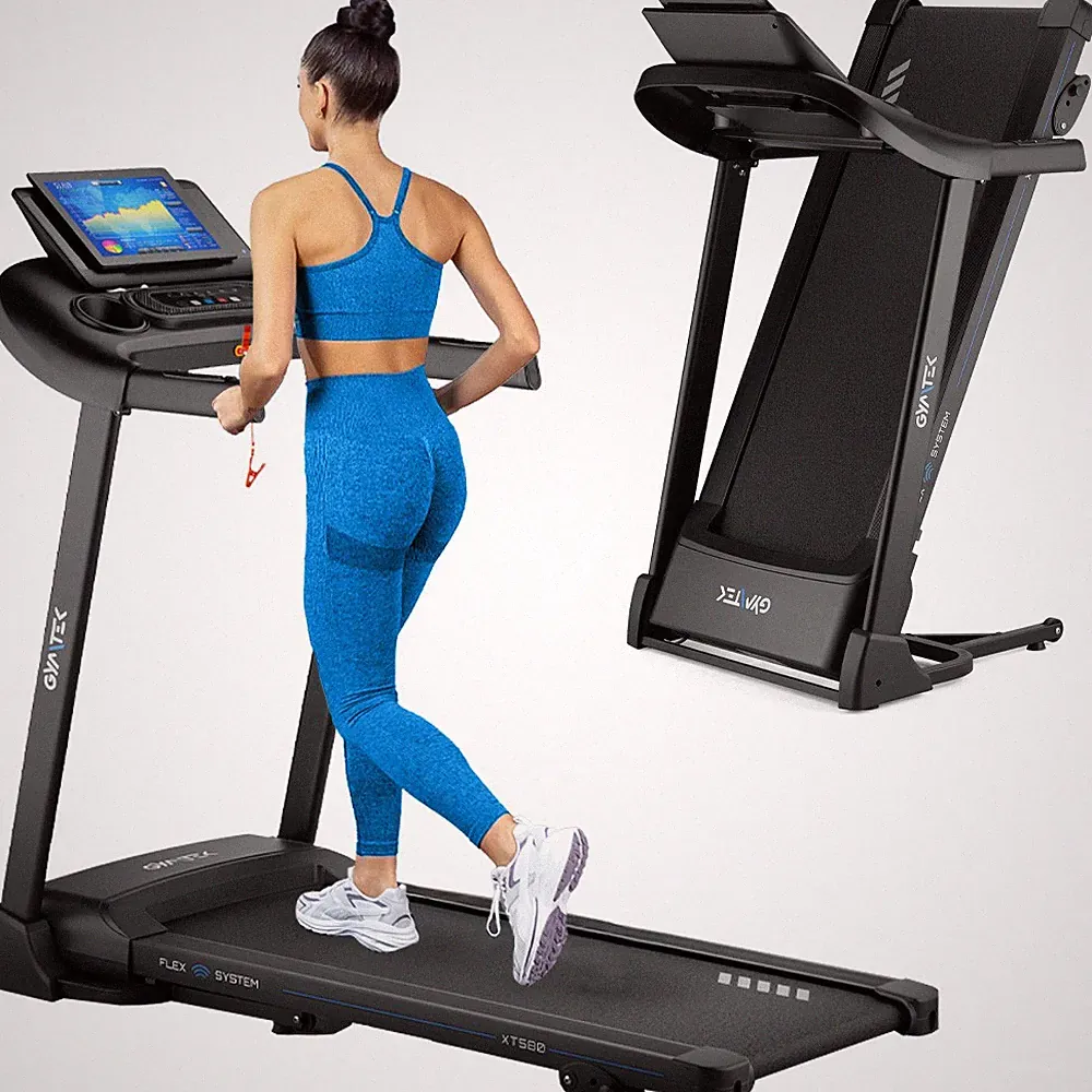 Gymtek® Laufband, Walking Pad, Treadmill - 14 km/h, 15 Programme, bis 130 kg