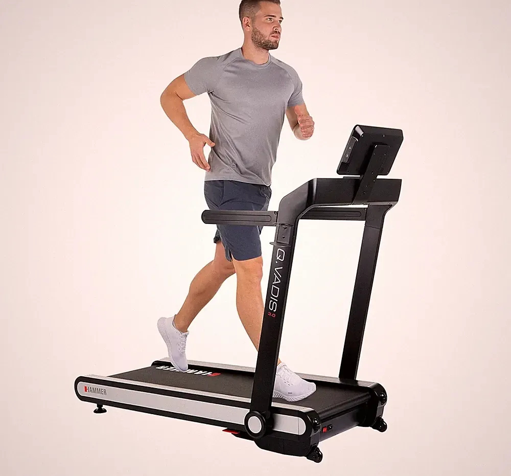 HAMMER Laufband Q. Vadis 3.0, Fitnessgerät, Heimtrainer, Treadmill, Cardio