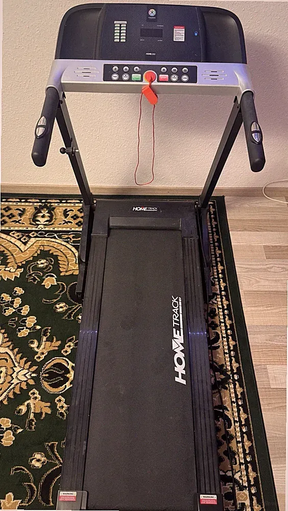 Hometrack Laufband mit 1,25 PS DC‑Motor, klappbar, gebraucht, funktionstüchtig