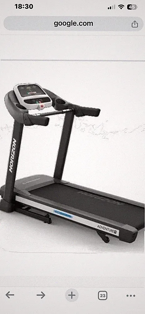 Horizon Fitness Adventure 1 Plus Laufband klappbar elektrisch 125kg schwarz blau