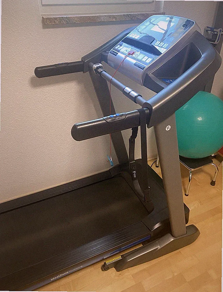 Horizon Fitness T11 Laufband elektrisch, klappbar, Sicherheitsclip, schwarz/grau