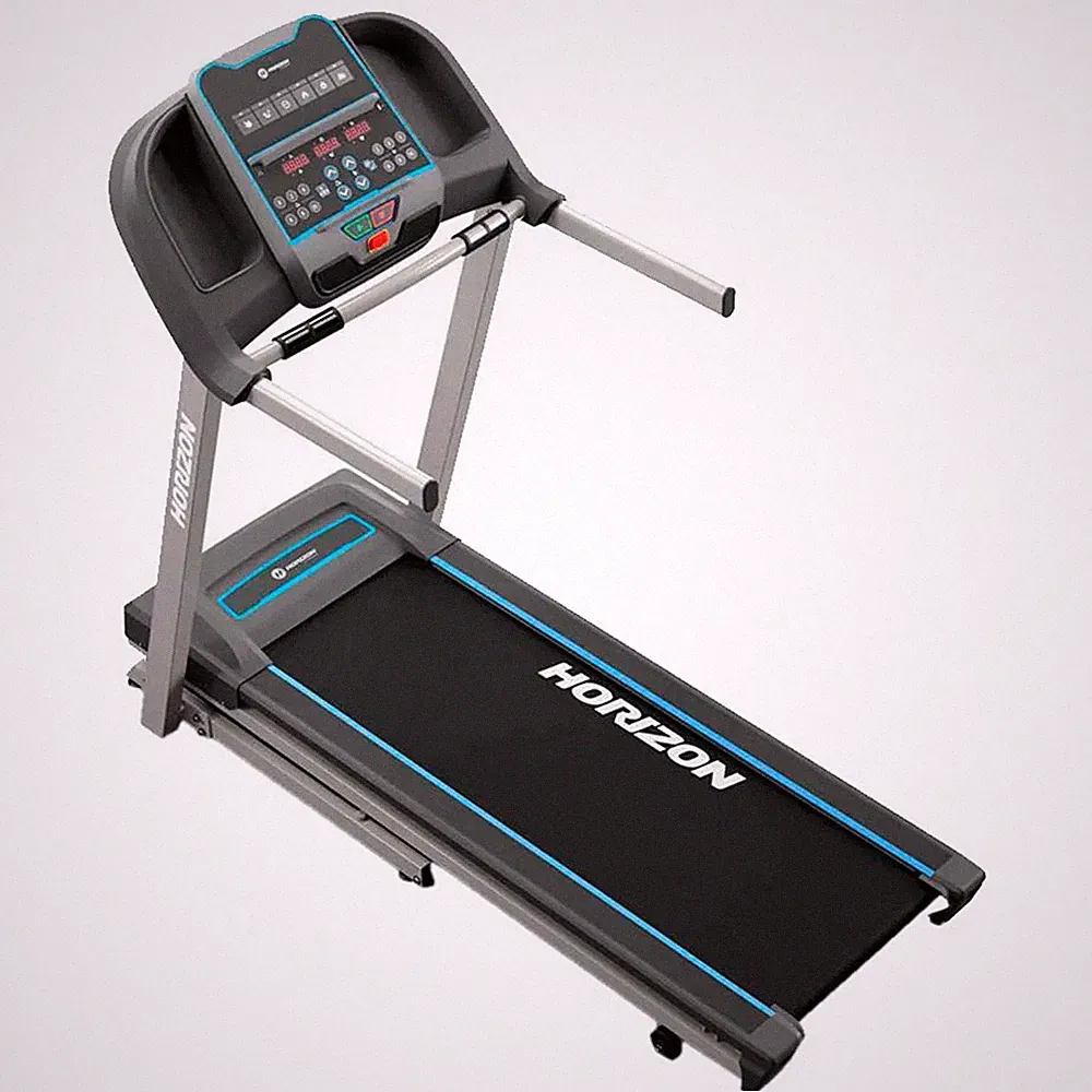 Horizon Fitness Tr 5.0 platzsparendes klappbares elektrisches Laufband Schwarz