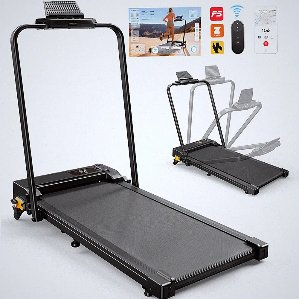 Klappbar Laufband mit Steigung für Zuhause Elektrisch Walking Pad 150KG 1-12km/h