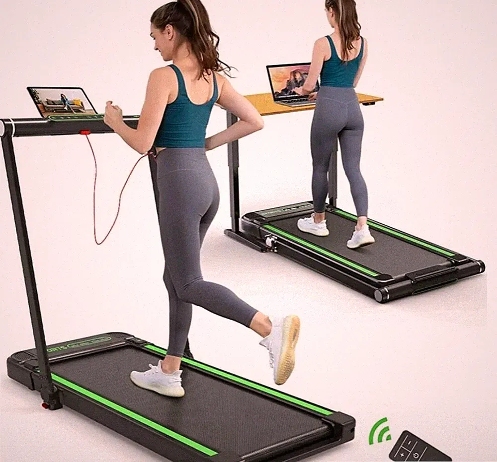 Klappbar Laufband trening zu Hause