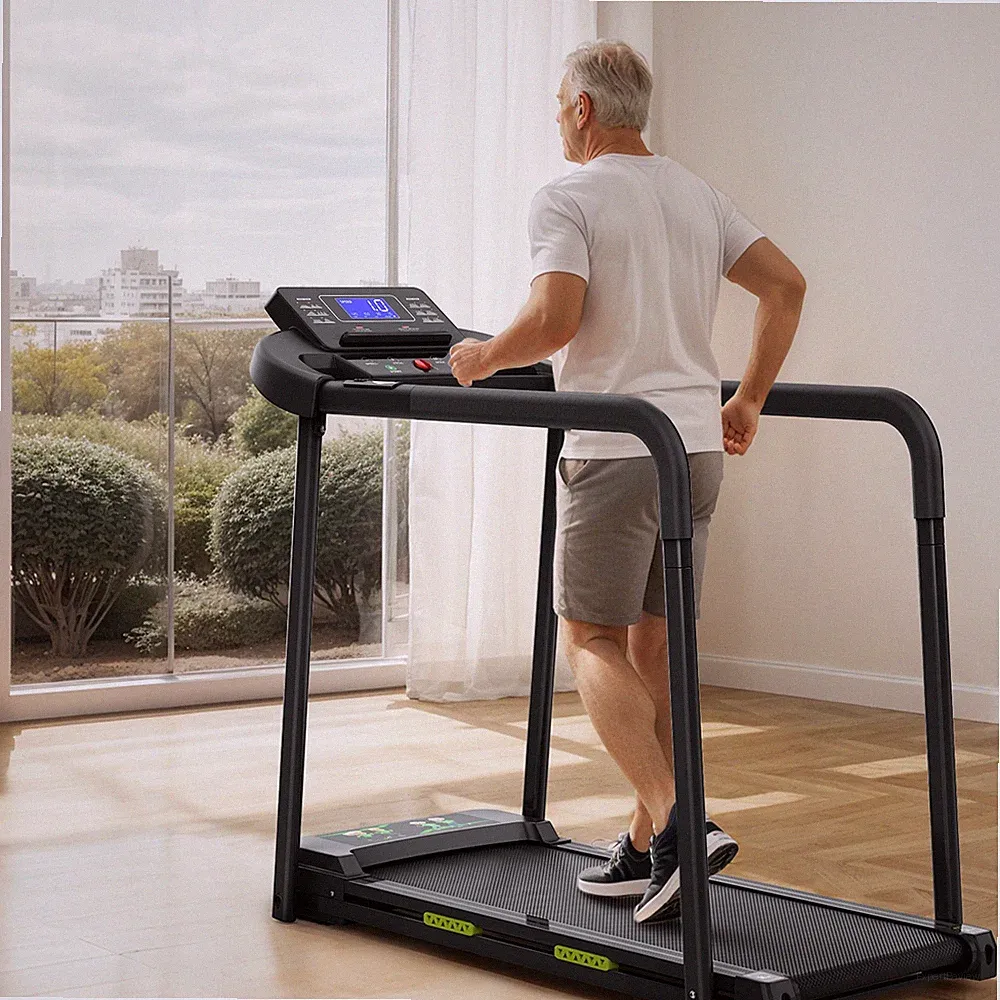 Klappbares elektrisches Heimlaufband Walking Pad für Senioren mit App bis 120 kg