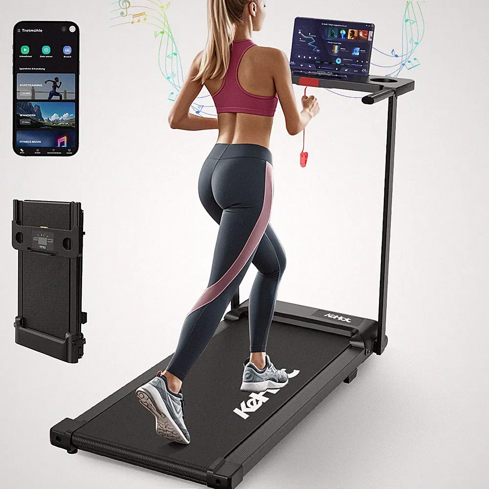 Klappbares Heimtrainer Laufband LED Display 2,5 PS für Zuhause