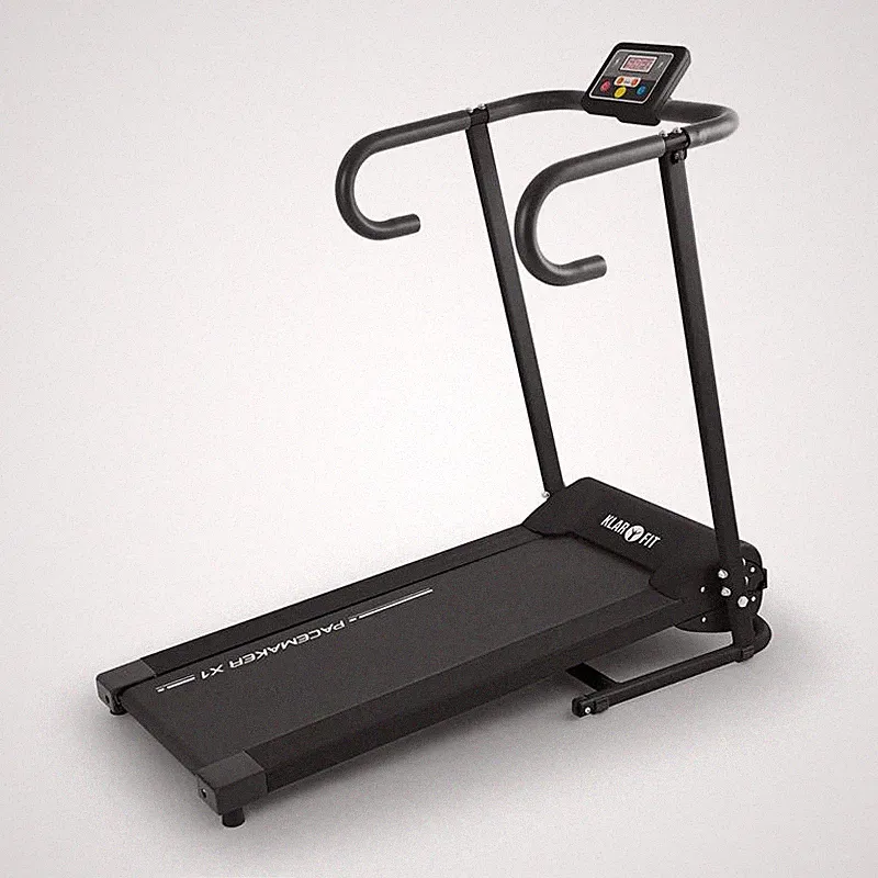 KLARFIT PACEMAKERX1 LAUFBAND 1,5PS PULSMESSER Trainingscomputer 6 PROG. SCHWARZ