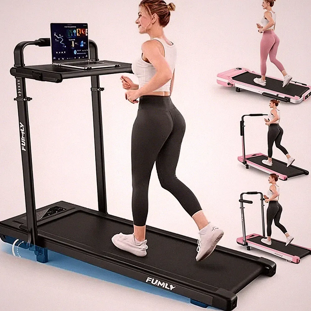 Laufband Elektrisch 12 km/h 12 Programme Puls Fitness Heimtrainer 136kg Klappbar