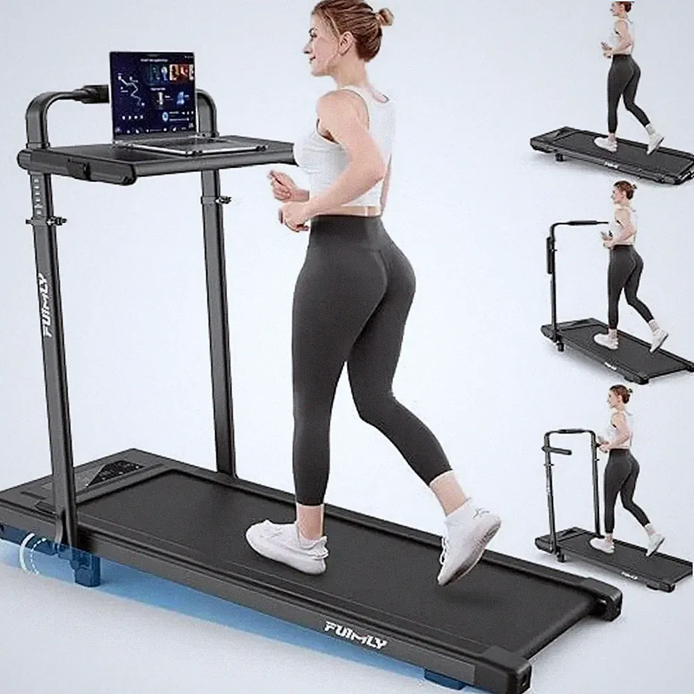 Laufband Elektrisch 12km/h mit Steigung LED Fitness Heimtrainer Klappbar 136 kg