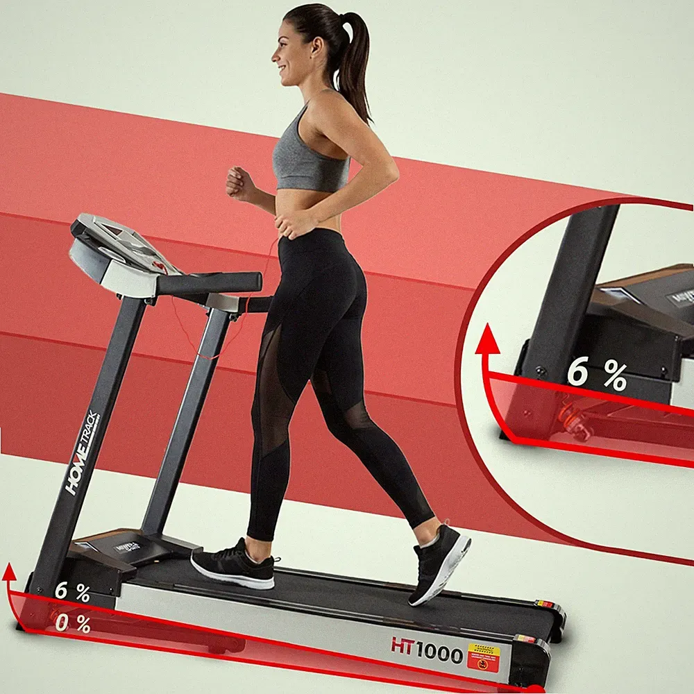 Laufband elektrisch 16 km/h klappbar Steigung Fitnessgerät Heimtrainer 120 kg