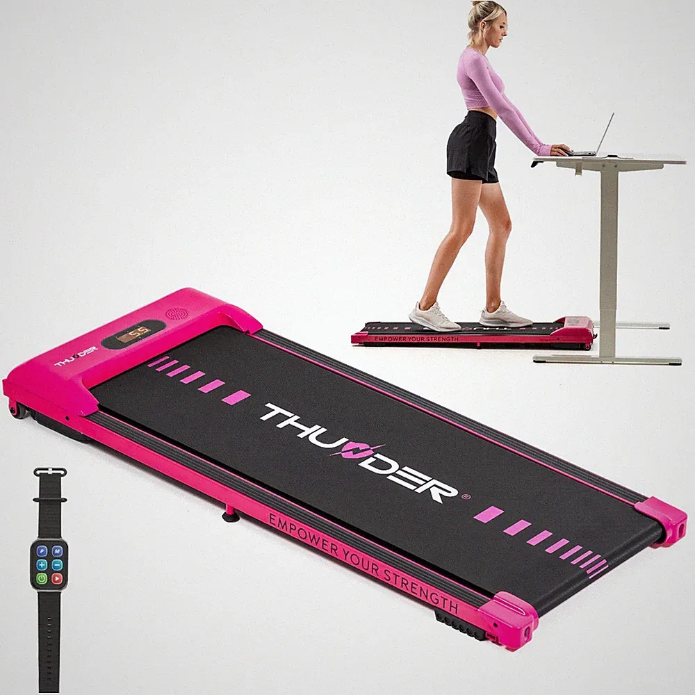 Laufband Elektrisch 6km/h LED Klappbar Zuhause 100kg Walkpad THUNDER® IDEA-P