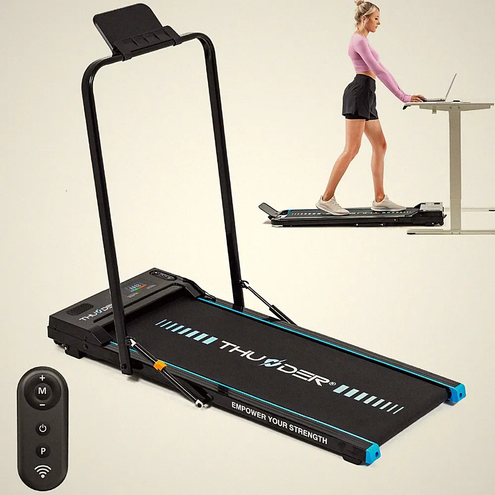 Laufband Elektrisch 8km/h LED Klappbar Zuhause 110kg Walkpad THUNDER® VIVA