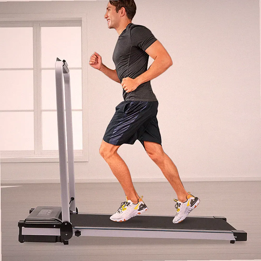 Laufband elektrisch klappbar 10km/h LED Display Fitness Heimtrainer 100 kg NEU