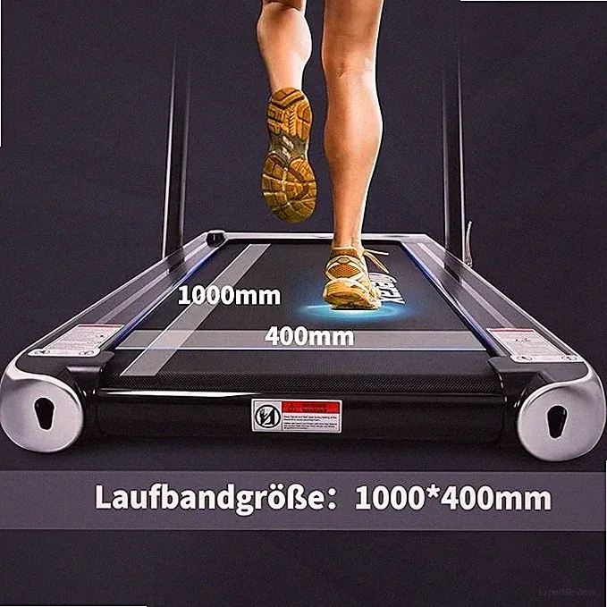 Laufband, elektrisch, klappbar, 12 km/h, LED Display, bis 120 kg, 40 cm breit