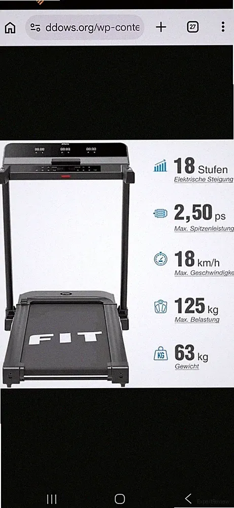 Laufband elektrisch klappbar FitiFito ft 600