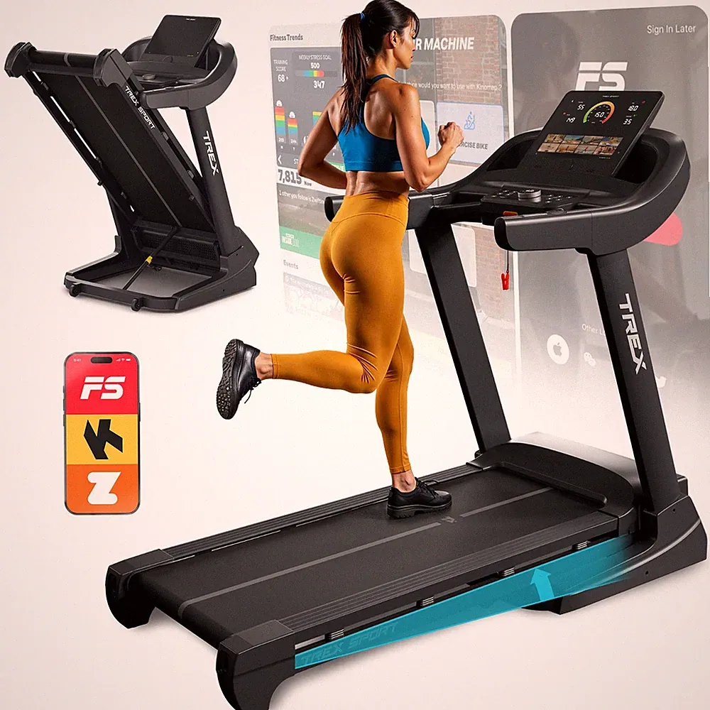 Laufband elektrisch klappbar mit Steigung bis 20 km/h TX-1200TM ROOK TREX SPORT