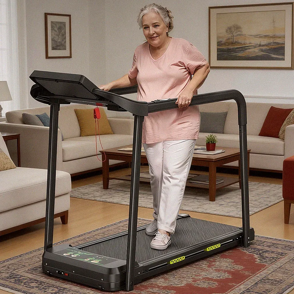 Laufband für Senioren Heimtrainer App Elektrisch Klappbar Walking Pad bis 120kg