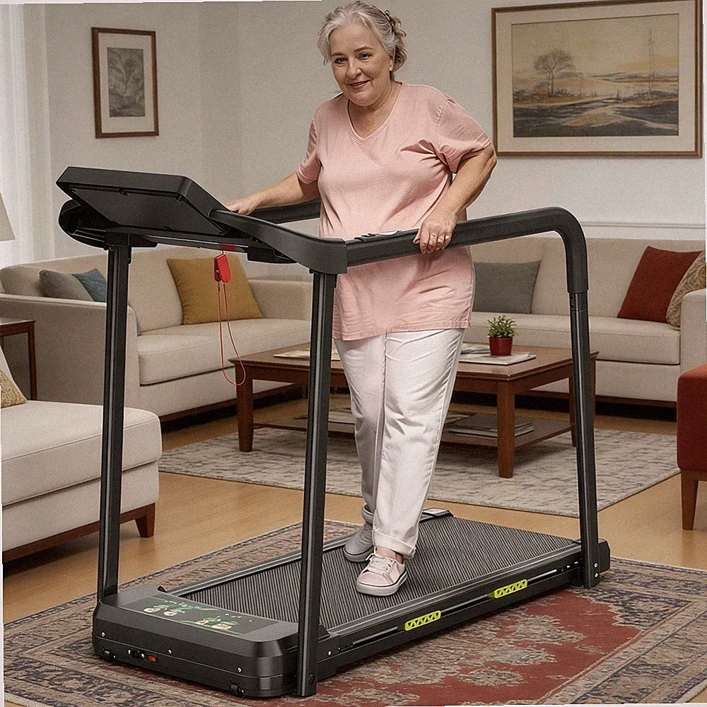 Laufband für Senioren Heimtrainer App Elektrisch Klappbar Walking Pad bis 120knp