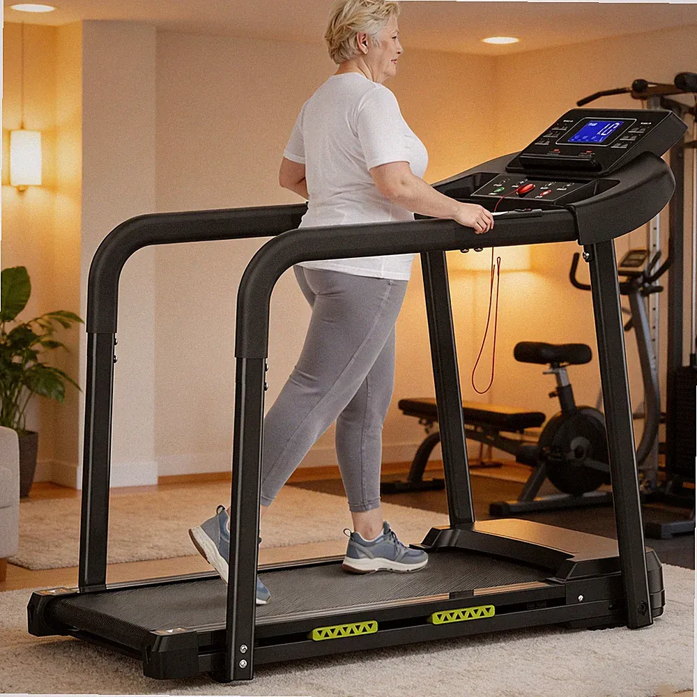 Laufband für Senioren Heimtrainer App Elektrisch Klappbar Walking Pad bis 120koN