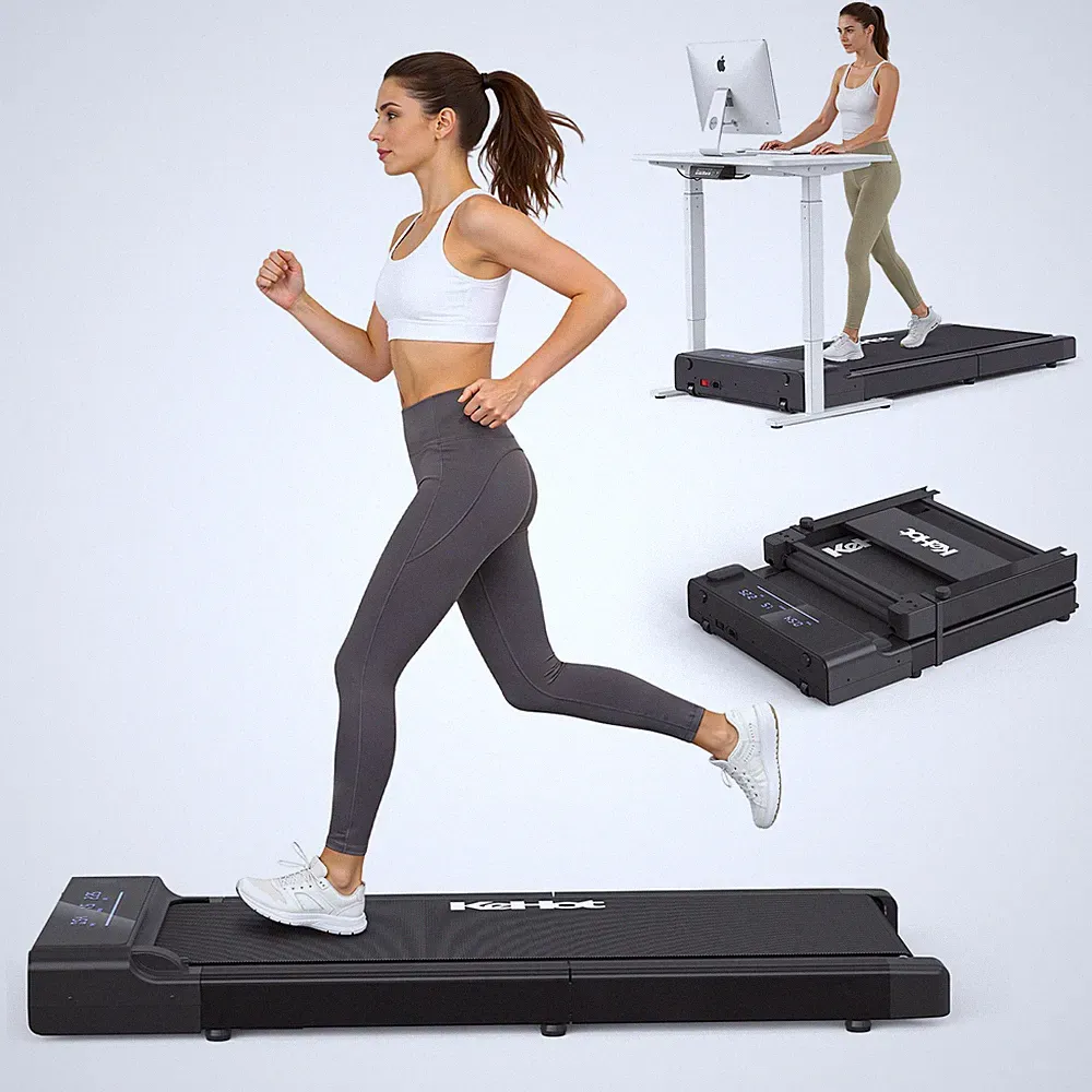 Laufband für zuhause, 1-6 km/h, Leise & Klappbar, Mit Bluetooth