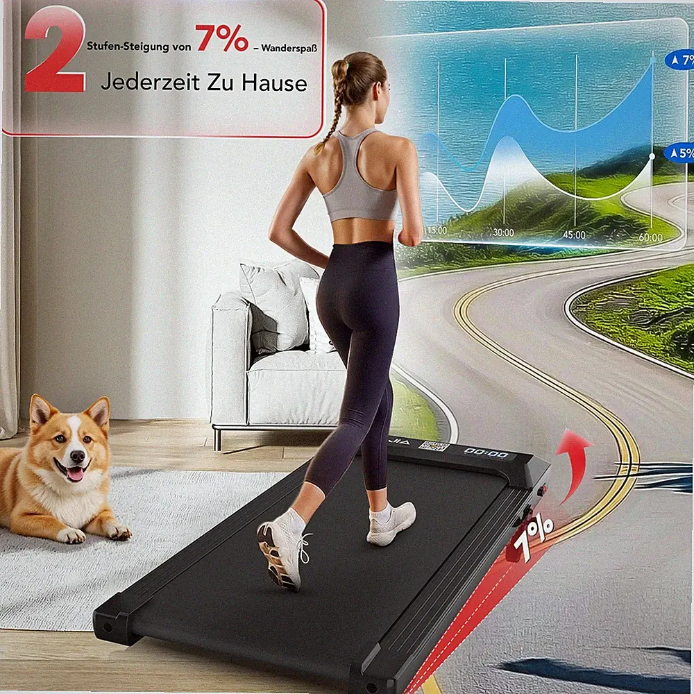 Laufband für Zuhause Klappbar 100kg Walking/Jogging Pad