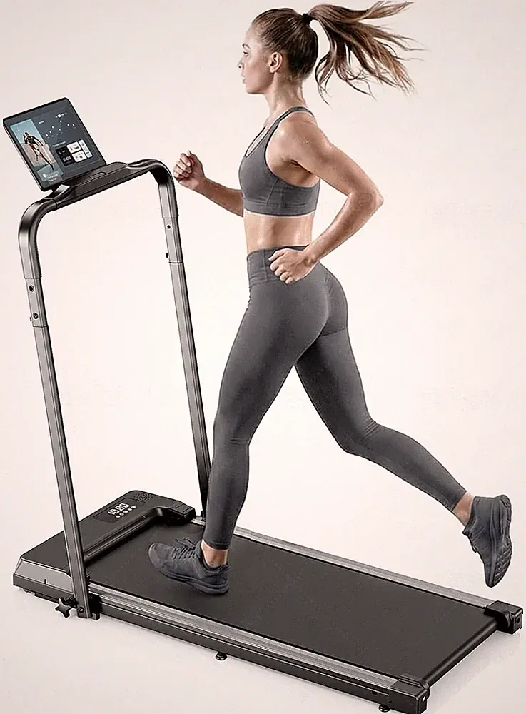 Laufband Für Zuhause Klappbar – Upgraded Langlebig & Tragbar Elektro-Treadmill F