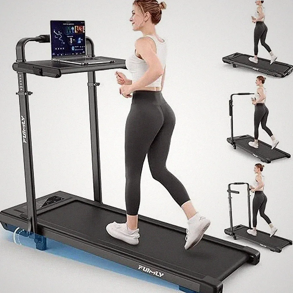 Laufband für Zuhause mit Steigung 9% Elektrisch Klappbar Walking Pad bis 136kg