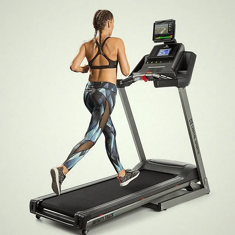 Laufband Heimtrainer Fitness Cardio Training Pulssensor WiFi Lautsprecher Lüfter