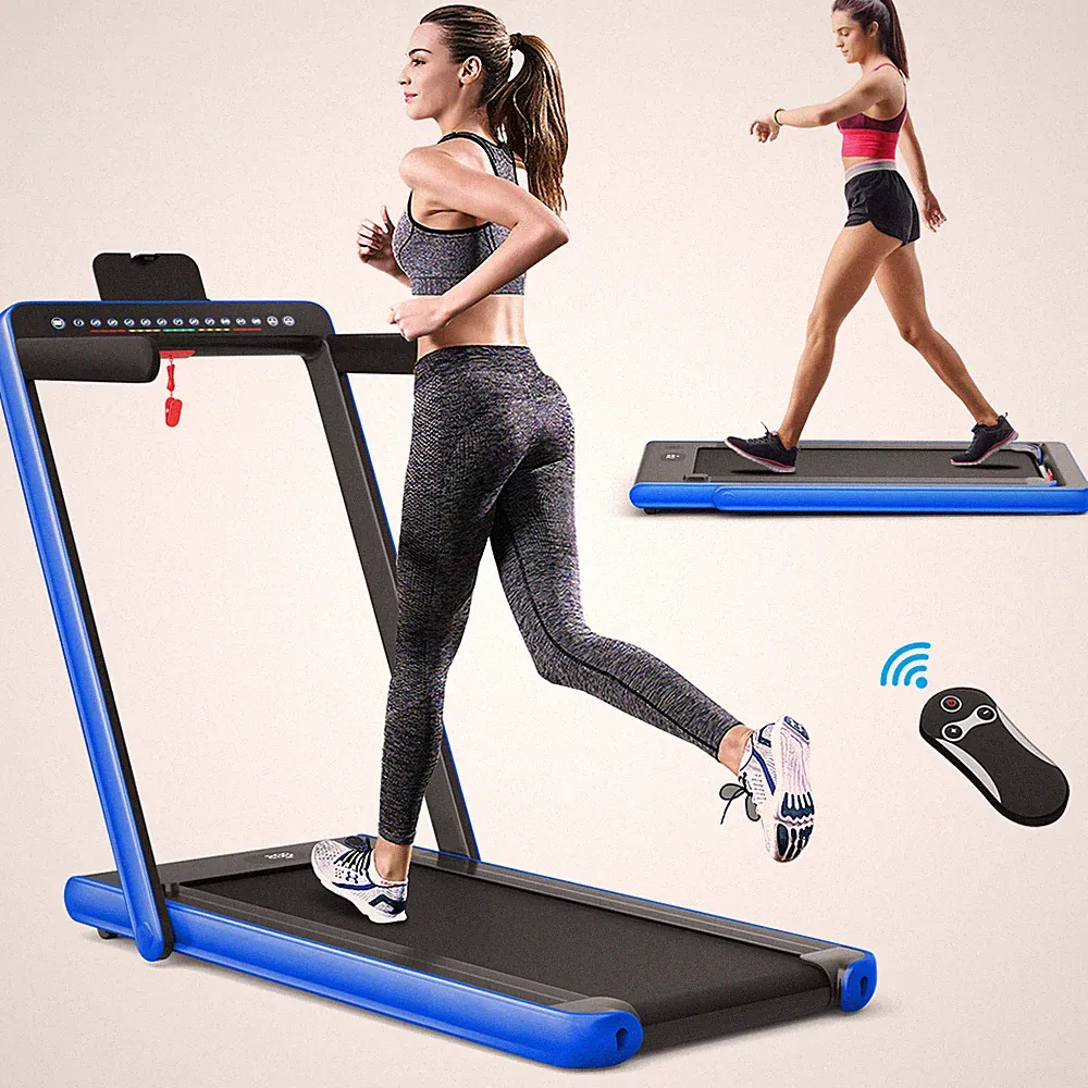Laufband Heimtrainer klappbar elektrisch, 12 km/h, LED, Bluetooth, Touchscreen