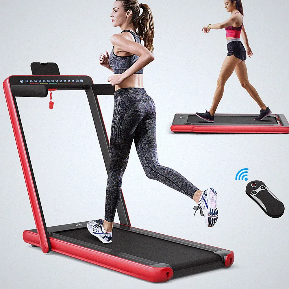 Laufband Heimtrainer klappbar elektrisch, 12 km/h, LED, Bluetooth, Touchscreen